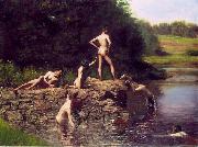 Thomas Eakins The Swimming Hole France oil painting artist